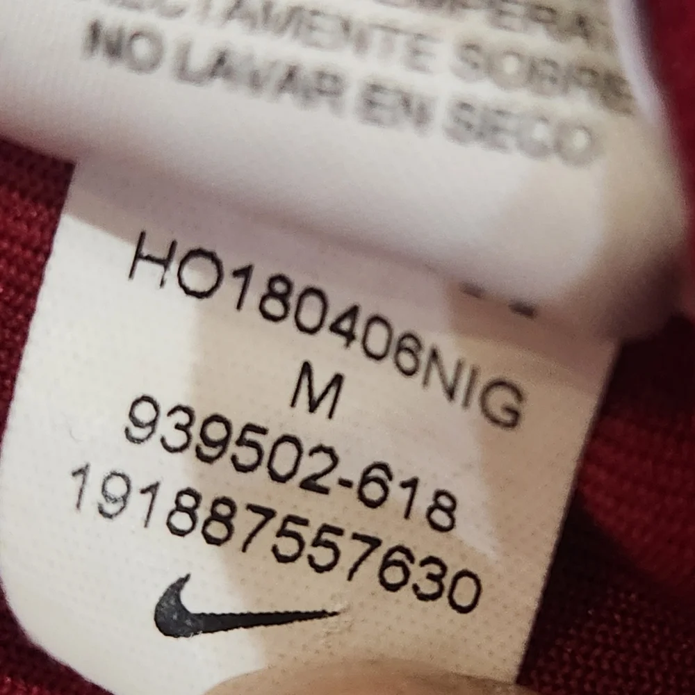 Nike Women’s Sportswear Velour Heritage Joggers Burgandy Red/Gold Womens Medium - Picture 7 of 8